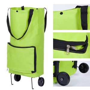 Carrito de Compras Plegable Impermeable de Dos Ruedas y Ligero - Product Image 2