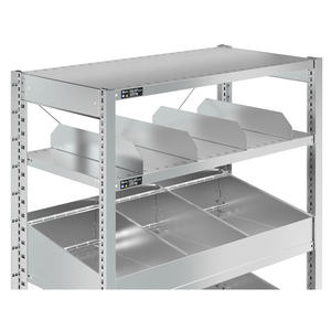 Fami ST1026 1057x321x2011mm Étagère pour petites pièces à 6 niveaux avec séparateurs - Product Image 2