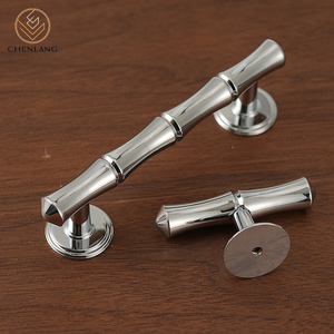 CHENLANG Bamboo Shape Brass Cabinet Handles <strong>Knobs</strong> for Kitchen <strong>Bedroom</strong> Bathroom Wardrobe-Durable Modern Furniture Hardware - Product Image 4