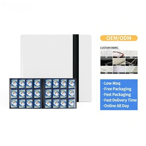 FUXI - Carpeta Personalizada para Tarjetas Coleccionables, con 12 Bolsillos y Capacidad para 360 Tarjetas, Carga Lateral, Correa Elástica, para Tarjetas de Juego - Product Image 1