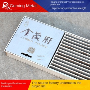 Tùy Chỉnh Thép Không Gỉ Lượng Nước Xả Bìa Tấm Nhà Máy Xử Lý Cố Định Cho Đồng Hồ Nước Hộp Thoát Nước Sàn Máy Nước Đá - Product Image 3