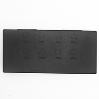 Juego de pesas de calibración de acero inoxidable F2 Kit de calibración estándar Juego de masa de peso Peso de masa 1G-5kg