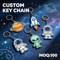 Porte-clés en PVC étanche avec mousqueton, personnalisable avec logo, idéal pour les promotions d'entreprise, le service après-vente, les souvenirs tendance et les collectes de fonds