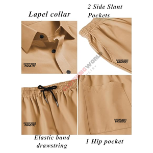 Ensemble de t-shirts à manches courtes OEM pour hommes, lot de 2, été, décontracté, col polo, t-shirt à manches courtes pour hommes - Product Image 5