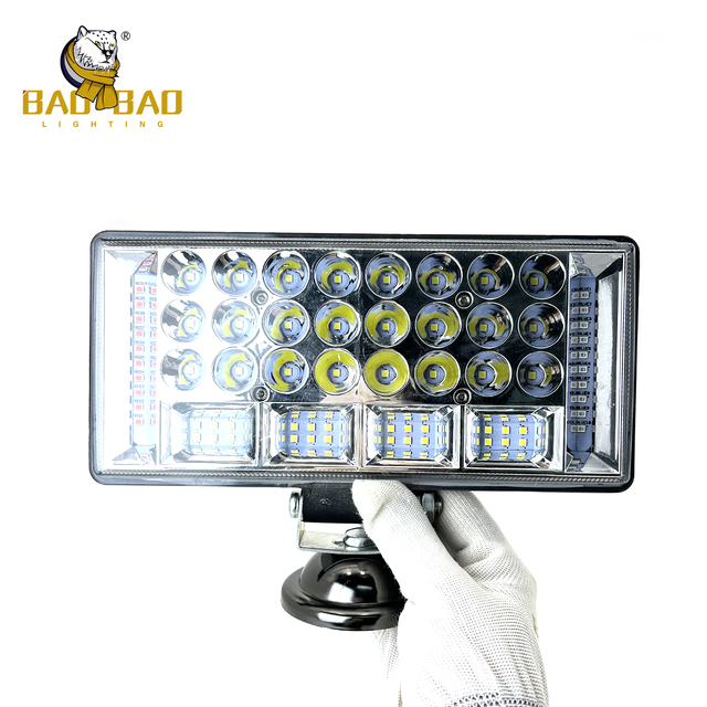 BB1012 Automobile LED Work Light LED 6000k Car Light bar 68 Lamp 204w Red and Blue Flashing Auto Auxiliary Light