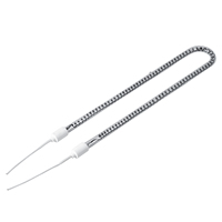 Élément chauffant en fibre de carbone au quartz, tube chauffant électrique pour usage extérieur et domestique, tension 220V