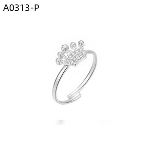 Bague tendance avec zircone A0313 pour femmes, bijoux de haute qualité - Product Image 1
