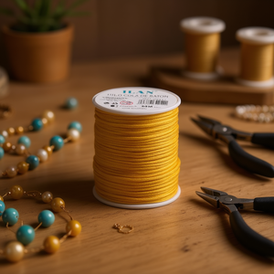Filo Metallico Dorato 2,5 mm 50 m per Gioielleria e Artigianato - Product Image 2
