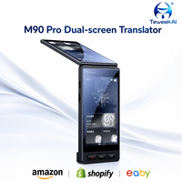 Dispositif de traduction pliable M90Pro, 150 langues, reconnaissance vocale et photo hors ligne pour les conférences commerciales à l'étranger