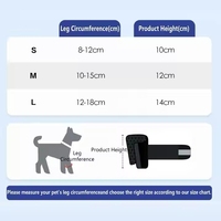 Attelle de Soutien Avant pour Chien, Manchon de Protection du Torsionnaire Canin pour le Soutien Carpal, Paire d'Attelles pour Pattes de Chien avec Bandes Métalliques