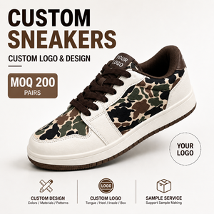 Zapatillas de Skate Personalizadas OEM ODM con Logotipo, MOQ Bajo de 200 Pares, Marca Privada, Diseño Personalizado, Calzado Casual - Product Image 1
