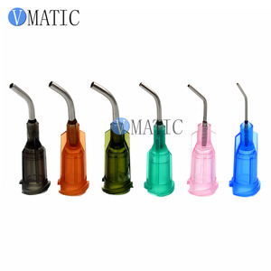 Distribution de colle fluide à usage industriel 1/2 pouces 45 degrés coudé 14G-27 jauge Luer Lock <span class=keywords><strong>seringue</strong></span> de distribution pointe d'aiguille - Product Image 5