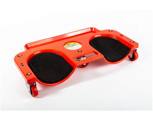 Équipement professionnel d'entretien automobile avec plateau de rangement magnétique en néodyme intégré et planche à genoux coulissante à roulettes - Product Image 1