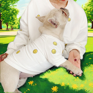 Cute Sport Print Dog Matching T-Shirt Spring Eco-Friendly 100% Cotton <b>for</b> Dog and Human Owners - Product Image 2