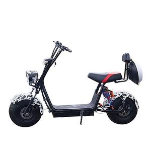 电瓶车电动车踏板车大宽轮胎电动摩托车迷你成人踏板车 - Product Image 2