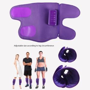Drahtlose Luftkompressionsbein-Waden massage gerät mit Wärme und 5 Luftdruck für die Bein zirkulation - Product Image 5