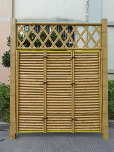 室外HDPE竹围栏板，用于后院筛选通用家具应用 - Product Image 4