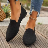 Vente directe usine 2026 – Chaussures plates décontractées pour femmes, légères, antidérapantes, printemps-été, rehaussantes, à bout ouvert