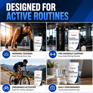 Fabricante mayorista de suplementos de creatina monohidrato para hombres y mujeres, apoya el crecimiento muscular, creatina monohidrato en polvo - Product Image 3