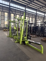 Machine d'entraînement musculaire multifonctionnelle à 5 stations, de qualité commerciale, avec structure en acier et système d'insertion multi-stations