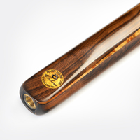 Ensemble de queues de billard O'MIN Cobra 2019 avec extension télescopique, queue de billard 3/4 articulée, pointe de 9,8 mm, fût gris