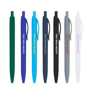 Retractable 1.0mm Black Ballpoint <b>Pen</b> Custom Business Hotel Logo Printed Plastic <b>Pen</b> for Advertising - Product Image 3