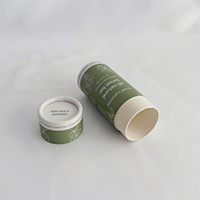 Prix usine 100% biodégradable maquillage cosmétique emballage personnalisé vide déodorant bâton conteneur Push Up baume à lèvres papier Tube