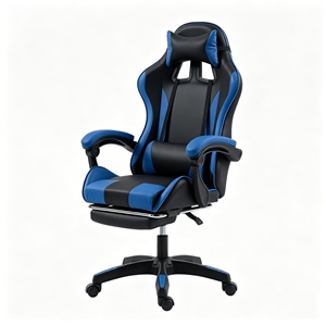 Sedia da Gaming E-Sports con Design Racing, Ergonomica, Schienale Alto, Poggiapiedi Allungabile Retrattile, Girevole per Internet Café - Product Image 3