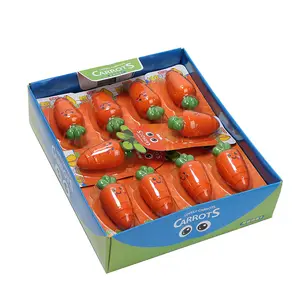 Forniture scolastiche all'ingrosso a basso prezzo divertente carino carota creativa grande gomma per bambini Set di gomme a forma di cartone animato