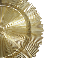 Assiettes de Présentation Luxe Vintage en Plastique de Haute Qualité pour Mariages et Réceptions – Nouveauté Durable – Lot de 50 pour Hôtels
