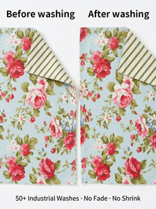 Set de table en polyester imprimé double face de qualité commerciale, lavable, pour les organisateurs de banquets d'hôtels de luxe - Product Image 5