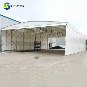 <span class=keywords><strong>Auvent</strong></span> coulissant électrique rétractable en PVC pour toit de stade et terrains de basketball - Product Image 1