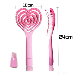 Coussin compact en nylon rond creux lissant la <span class=keywords><strong>brosse</strong></span> à cheveux accélère pour un séchage humide avec pour une <span class=keywords><strong>brosse</strong></span> à cheveux humide - Product Image 5