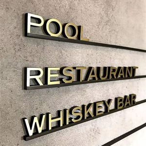 Placa de Puerta de Hotel con Número de Casa Personalizado y Letras Metálicas 3D de Acero Inoxidable con LED - Product Image 6