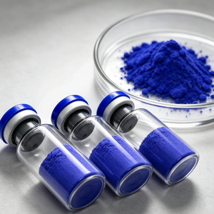 Matières premières cosmétiques : Poudre de peptide de cuivre GHK-Cu 99 % pure, Tripeptide-1, Expédition rapide, Peptides GHK-Cu lyophilisés, Prix en gros - Product Image 3