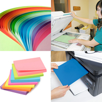 Papier origami BAIXIN format A4, 100 feuilles, 70 g/m², 100 % pâte de bois vierge, haute qualité, monocouche, couleur, papier rectangulaire de taille personnalisée