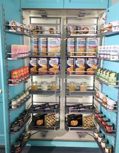 Gabinete <span class=keywords><strong>de</strong></span> cocina TKK <span class=keywords><strong>de</strong></span> cierre suave, cesta cromada <span class=keywords><strong>de</strong></span> Metal <span class=keywords><strong>de</strong></span> 6 capas, Unidad <span class=keywords><strong>de</strong></span> despensa alta extraíble, organizador <span class=keywords><strong>de</strong></span> despensa <span class=keywords><strong>de</strong></span> cocina - Product Image 2