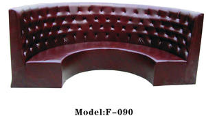 सस्ते कीमत उच्च वापस दौर घुमावदार कोने सोफे बूथ बैठने चमड़े रेस्तरां बूथ सोफे - Product Image 6