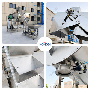 Industrial U-Shape Double Ribbon Blender with Bucket <b>Elevator</b>, High Homogeneity Powder Mixer for Food Spice and Chemical - Product Image 5