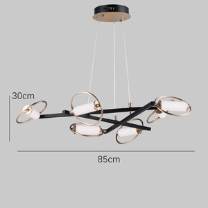 Postmodern Luxury Pendant <b>Light</b> Minimalist Glass Irregular-Shaped Circular <b>Light</b> Fixture for Living Room <b>Dining</b> Room Showroom - Product Image 3