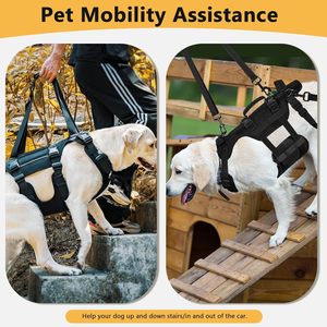 Tactical Dog Harness Waterproof Reflective Dog Harness Support Sling No Pull with Handle Dog Vest Harness Tactical Dog Harness - Product Image 4
