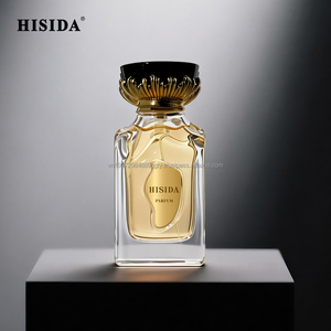Wholesale 50ml 100ml Luxury Glass Perfume Bottle Custom Empty Fragrance Spray Container with Elegant Flower Lid and <b>Box</b> - Product Image 1