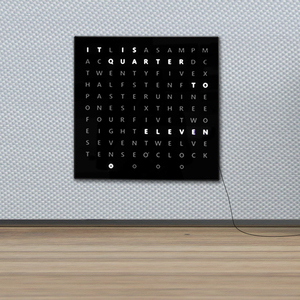 Reloj de Pared LED CHEETIE CP37 Blanco Elegante con Pantalla de Texto de 5 <span class=keywords><strong>Minutos</strong></span> - Product Image 6