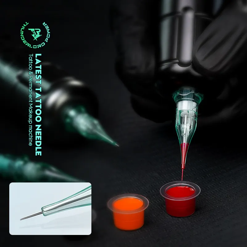 Nhà máy HOT OEM chất lượng cao chuyên nghiệp dùng một lần tiệt trùng bán buôn Tattoo Needle Tattoo Cartridge với ngón tay sổ cái