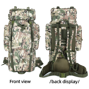 <span class=keywords><strong>Sac</strong></span> à <span class=keywords><strong>dos</strong></span> tactique en tissu Oxford grande capacité <span class=keywords><strong>100L</strong></span> pour le sport, la randonnée, les activités de plein air et l'alpinisme, <span class=keywords><strong>sac</strong></span> à <span class=keywords><strong>dos</strong></span> camouflage - Product Image 2