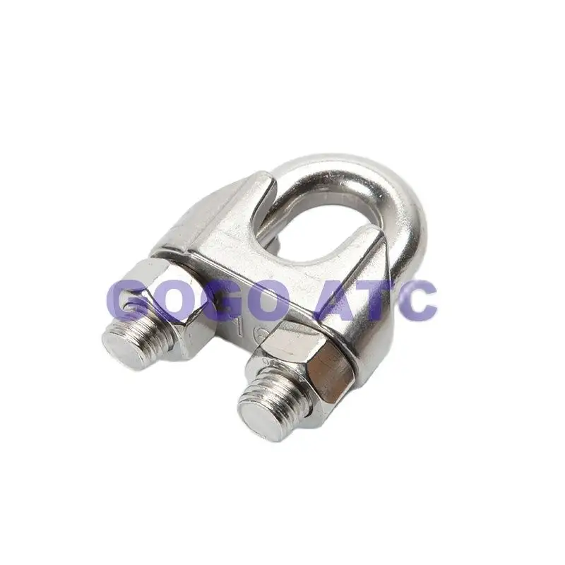 Khóa Kẹp Dây 304 Khóa Kẹp Đầu Hình Chữ U Thẻ Phôi Thép Không Gỉ M2-M8 Khóa Kẹp Dây Cố Định Khóa Kẹp Dây Cố Định