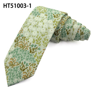 Corbata <span class=keywords><strong>de</strong></span> Algodón con Diseño Floral <span class=keywords><strong>de</strong></span> Menta Salvia para <span class=keywords><strong>Hombre</strong></span>, Personalizable con Logotipo OEM, Proveedor <span class=keywords><strong>de</strong></span> Corbatas - Product Image 2
