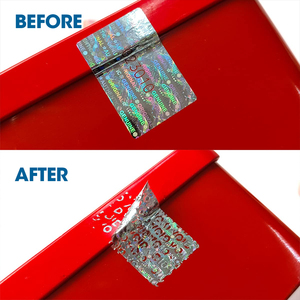 Nhà Máy Tùy Chỉnh Vật Nuôi Vật Liệu Nối Tiếp Số Laser Ba Chiều An Toàn Nhãn Dán Với An Ninh Mã QR Dán - Product Image 5