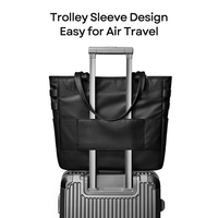 Bolsa de Lujo para Mujer al por Mayor, con Logotipo Personalizado, Unisex, Portátil, para Laptop de 15.6 Pulgadas, Gran Capacidad, para Viajes Diarios