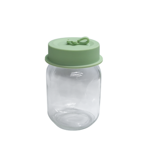 Auslaufsicherer Wiederverwendbarer Mason <span class=keywords><strong>Jar</strong></span> Silikon-Ziehdeckel mit Strohloch - Product Image 5